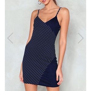 Nasty gal polka dot dress